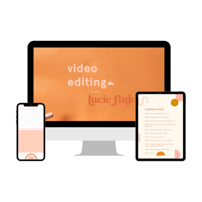 Video Editing 101 (Adobe Premiere)